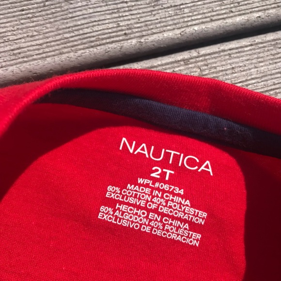 Nautica anchors two piece set top ruffle butt shorts 2T NWT - Picture 3 of 9